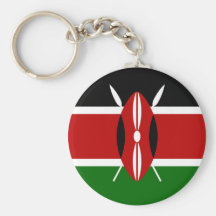 Flag of Kenya Keychains