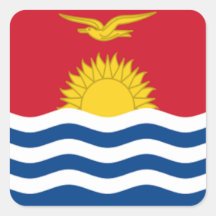 Flag of Kiribati Square Sticker