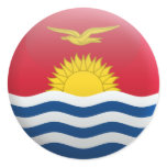 Flag of Kiribati Round Stickers