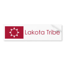 Flag of Lakota Pine Ridge bumper stickers