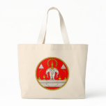 FLAG OF LAOS THREE HEAD ELEPHANT CANVAS BAGS