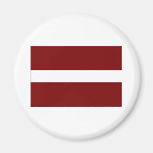 Flag of Latvia Fridge Magnets