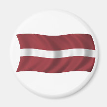 Flag of Latvia Magnets