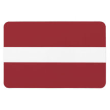 Flag of Latvia Vinyl Magnet