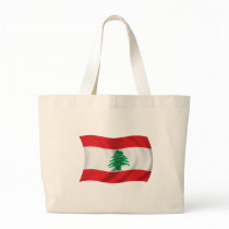 Flag of Lebanon Tote Bag