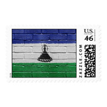 Flag of Lesotho postage