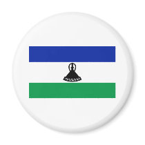 Flag of Lesotho Refrigerator Magnets