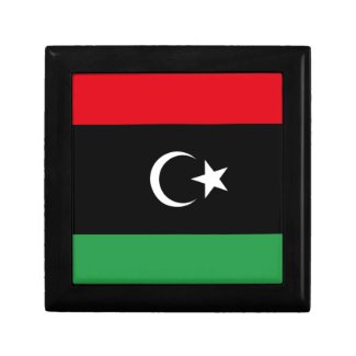 Flag of Libya Keepsake Boxes