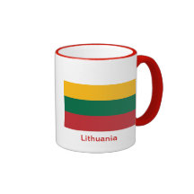 Flag of Lithuania Coffee Mugs