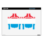 Flag of Luxembourg Decals For Headsets