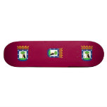Flag of Madrid Custom Skate Board