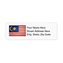 Flag of Malaysia Return Address Labels