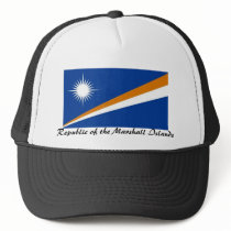 Flag of Marshall Islands hats by Carolyn_Ishoda Flag of Marshall Islands hats