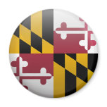Flag of Maryland Refrigerator Magnet
