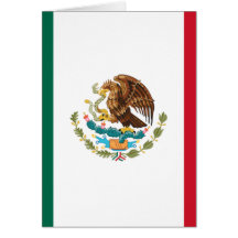 Flag of Mexico Card