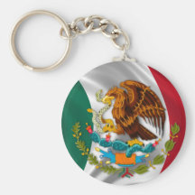 Flag of Mexico, Coat of Arms Keychain