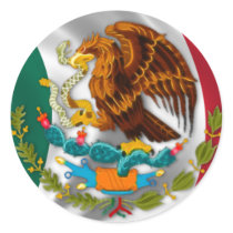 Flag of Mexico, Coat of Arms Stickers