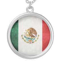 Flag of Mexico Necklace
