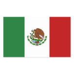 Flag of Mexico Rectangular Stickers