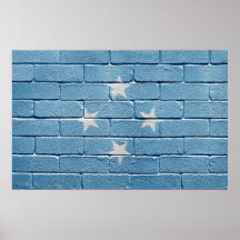 Flag of Micronesia Poster