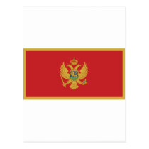 Flag of Montenegro postcards