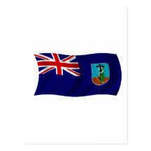Flag of Montserrat Post Card