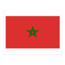 Flag of Morocco Postcard