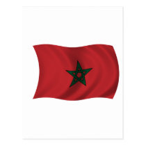 Flag of Morocco postcards