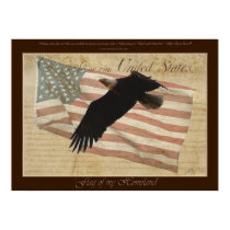 FLAG OF MY HOMELAND ~ Poster with Quote posters by RavenSpiritPrints FLAG OF MY HOMELAND ~ Poster with Quote posters
