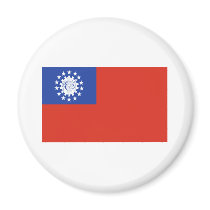 Flag of Myanmar Refrigerator Magnets