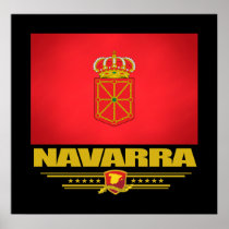 Flag of Navarra Poster