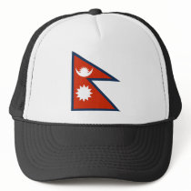 Flag of Nepal hats