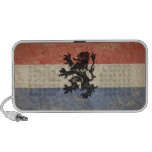 Flag of Netherlands  Distressed Portable Speakers