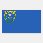 Flag of Nevada Rectangle Stickers