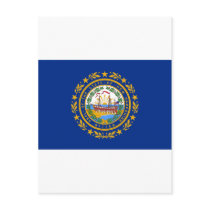 FLAG OF NEW HAMPSHIRE postcards