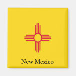Flag of New Mexico Fridge Magnet