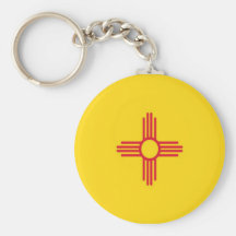 Flag of New Mexico Keychains