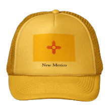 Flag of New Mexico Mesh Hats