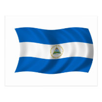 Flag of Nicaragua postcards