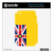 Flag of Niue Skin For The iPhone 3