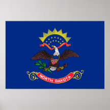 Flag of North Dakota Print