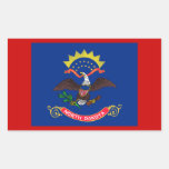 Flag of North Dakota Rectangular Sticker