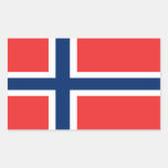 Flag of Norway Rectangular Stickers