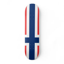 Flag of Norway Skateboard Deck