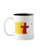 Flag of Nunavut, Canada mugs