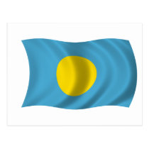 Flag of Palau postcards