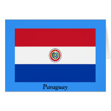 Flag of Paraguay Greeting Cards