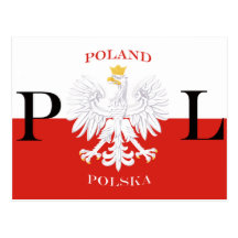 Flag of Poland Polska White Eagle Postcards