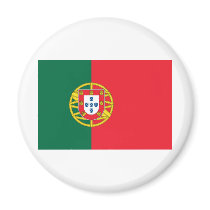 Flag of Portugal Refrigerator Magnets