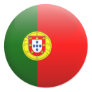 Flag of Portugal Round Sticker
